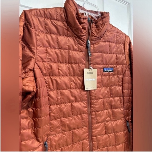 Patagonia Women’s XXL Nano Puff Jacket NWT Burl Red Puffer Puffy - Picture 2 of 9